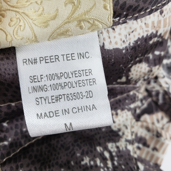 Daytrip Snake Print Racerback Dress Sz M - Picture 6 of 8